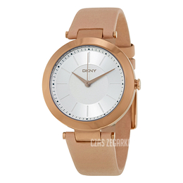 DKNY Dress Srebrny/Skóra Ø36 mm NY2459