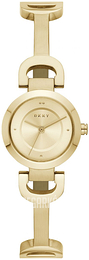 DKNY City Link Żółte złoto/Stal w odcieniu złota Ø24 mm NY2750