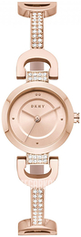 DKNY City Link Różowe złoto/Stal w kolorze różowego złota Ø24 mm NY2752