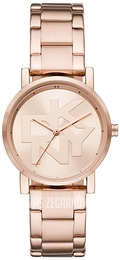 DKNY Soho Różowe złoto/Stal w kolorze różowego złota Ø34 mm NY2958