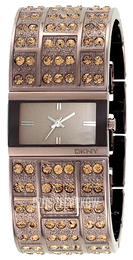 DKNY Crystal Brązowy/Stal NY3895