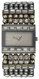 DKNY Crystal Szary/Stal NY3969