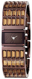 DKNY Crystal Brązowy/Stal NY4255