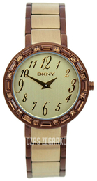 DKNY Szampański/Stal w odcieniu złota Ø32 mm NY4348