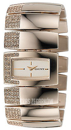 DKNY Crystal Szampański/Stal w kolorze różowego złota NY4413