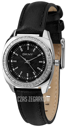 DKNY Crystal Czarny/Skóra Ø37 mm NY4998