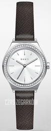 DKNY Parsons VALUE_INKNOWN Srebrny/Skóra Ø28 mm NY6610