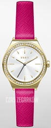 DKNY Parsons VALUE_INKNOWN Srebrny/Skóra Ø28 mm NY6611