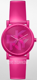 DKNY Soho VALUE_INKNOWN Różowy/Guma Ø34 mm NY6613