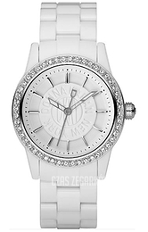 DKNY Crystal Biały/Plastik Ø38 mm NY8011