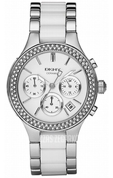 DKNY Broadway Biały/Czeramiczna Ø38 mm NY8181