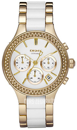 DKNY Broadway Biały/Czeramiczna Ø38 mm NY8182