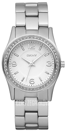 DKNY Glitz Biały/Stal Ø32 mm NY8307