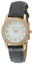 DKNY Crystal Biały/Skóra Ø32 mm NY8374
