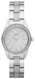 DKNY Glitz Biały/Stal Ø30 mm NY8397