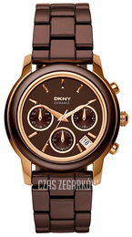 DKNY Ceramic Brązowy/Czeramiczna Ø38 mm NY8430