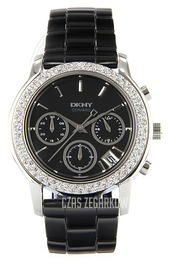 DKNY Ceramic Czarny/Czeramiczna Ø38 mm NY8533