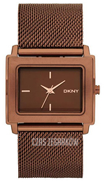 DKNY Dress Brązowy/Stal NY8559