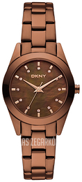 DKNY Nolita Brązowy/Stal Ø30 mm NY8621