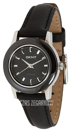 DKNY Ceramic Czarny/Skóra Ø30 mm NY8639