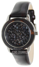 DKNY Crystal Brązowy/Skóra Ø32 mm NY8649