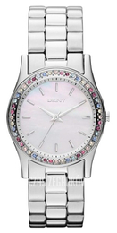 DKNY Glitz Biały/Stal Ø34 mm NY8723