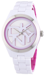 DKNY Plastic Biały/Plastik Ø38 mm NY8752
