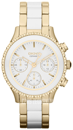 DKNY Biały/Plastik Ø39 mm NY8830