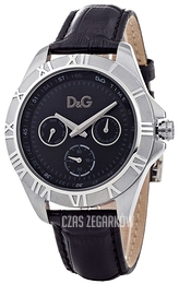 Dolce & Gabbana D&G Chamonix Czarny/Skóra Ø40 mm DW0648