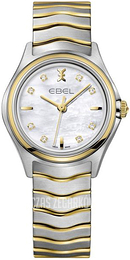Ebel Wave Srebrny/18 karatowe żółte złoto Ø30 mm 1216197