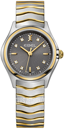 Ebel Wave Szary/18 karatowe żółte złoto Ø30 mm 1216283
