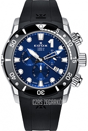 Edox CO-1 Niebieski/Guma Ø45 mm 10242-TIN-BUIN