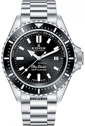 Edox Skydiver Czarny/Stal Ø44 mm 80120-3NM-NIN