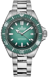 Edox Skydiver Zielony/Stal Ø44 mm 80120-3VM-VDN1