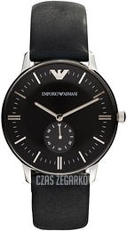 Emporio Armani Classic Czarny/Skóra AR0382
