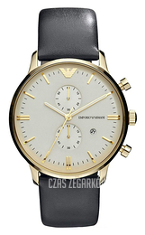 Emporio Armani Classic Szampański/Skóra Ø43 mm AR0386