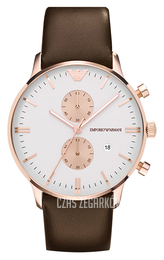 Emporio Armani Classic Biały/Skóra Ø43 mm AR0398