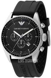 Emporio Armani Sportivo Czarny/Guma Ø43 mm AR0527