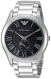 Emporio Armani Dress Czarny/Stal Ø43 mm AR11086