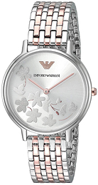 Emporio Armani Srebrny/Stal w kolorze różowego złota Ø32 mm AR11113