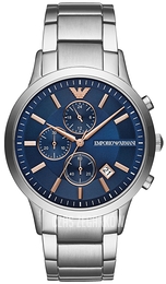 Emporio Armani Renato Niebieski/Stal Ø43 mm AR11458