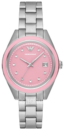 Emporio Armani Leo Różowy/Stal Ø36 mm AR11546