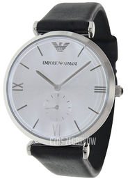 Emporio Armani Classic Srebrny/Skóra Ø40 mm AR1674