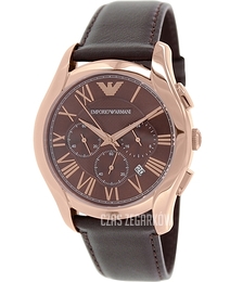 Emporio Armani Dress Brązowy/Skóra Ø44.5 mm AR1701