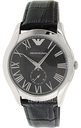 Emporio Armani Dress Czarny/Skóra Ø43 mm AR1703