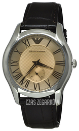 Emporio Armani Dress Brązowy/Skóra Ø43 mm AR1704