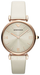 Emporio Armani Classic Beżowy/Skóra Ø32 mm AR1769