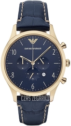 Emporio Armani Classic Niebieski/Skóra Ø43 mm AR1862