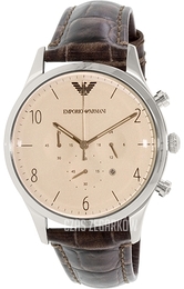 Emporio Armani Classic Kremowy/Skóra Ø43 mm AR1878