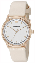 Emporio Armani Classic Biały/Skóra Ø30 mm AR1913